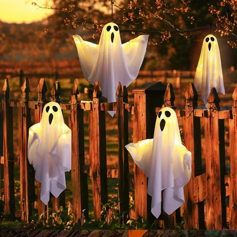 GhostFlare™ – 6 Pack LED Pumpkin & Skull Candle Lights for Halloween Decor