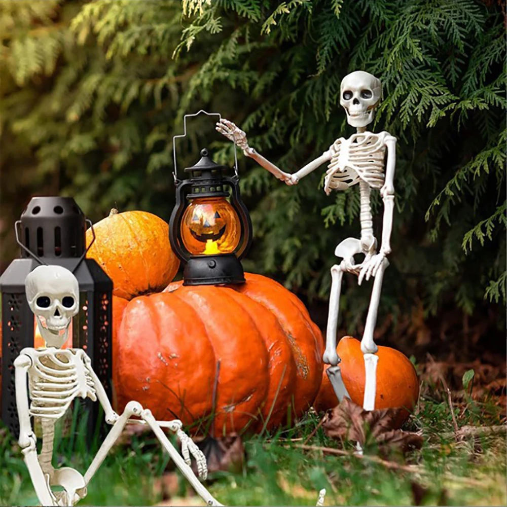 SpineChiller™ – 40cm Posable Human Skeleton Halloween Decoration