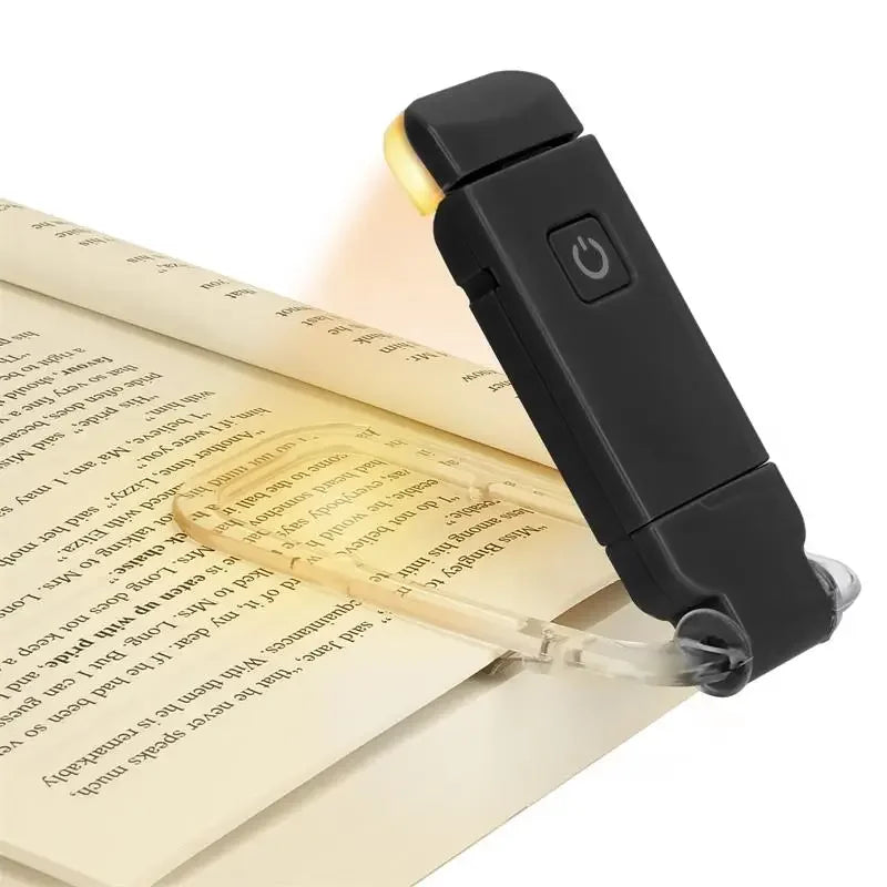 PageBeam™ – Portable Clip-On Reading Light & Bookmark Lamp
