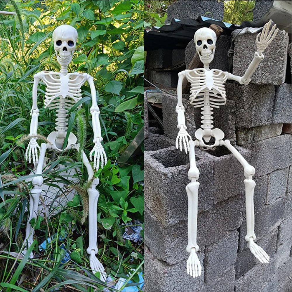 SpineChiller™ – 40cm Posable Human Skeleton Halloween Decoration