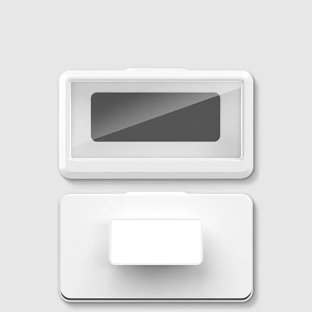 HydroView™ – Self-Adhesive Bathroom Phone Holder with Clear Touch Screen