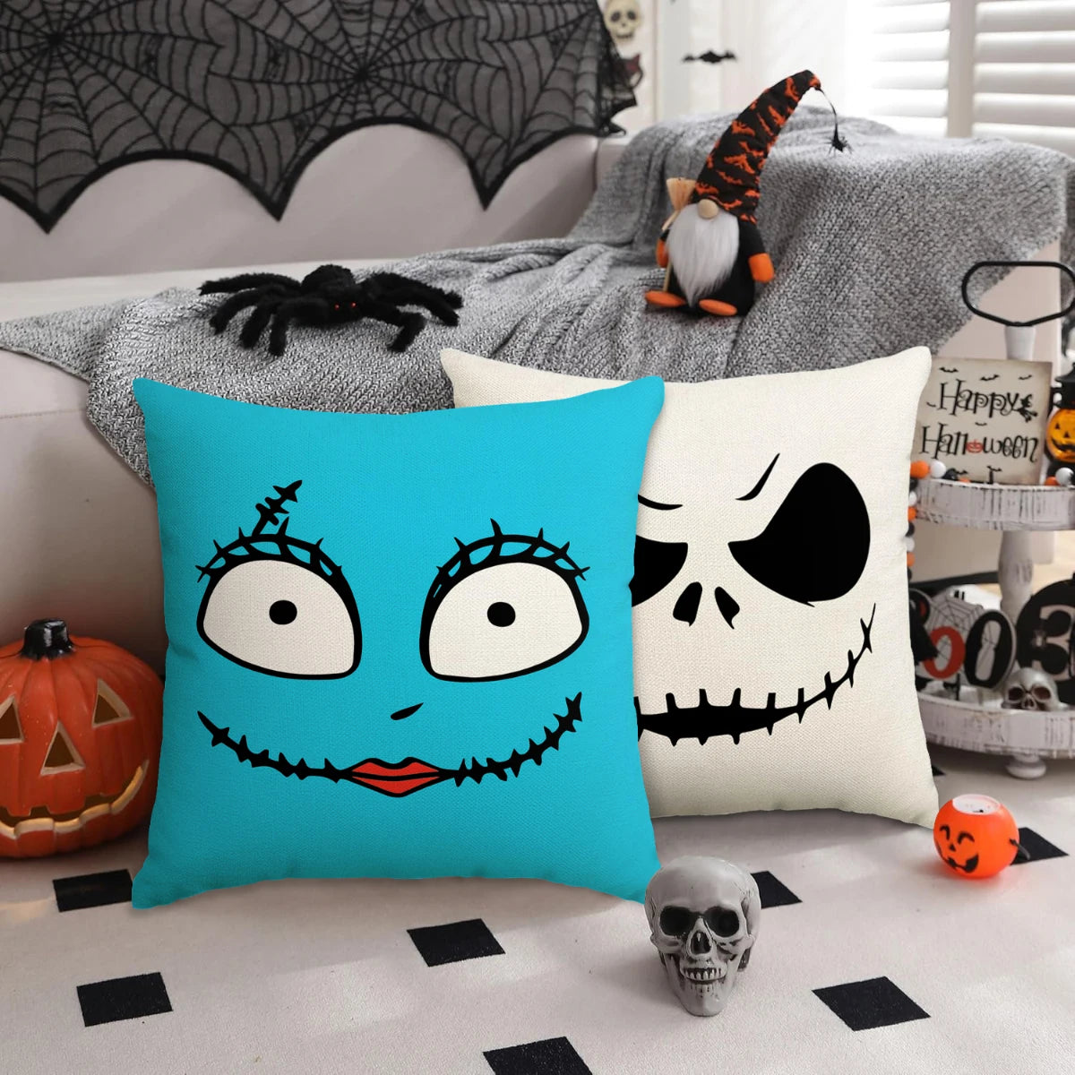 SpookCushion™ – Halloween Pillow Covers for Sofa & Home Décor