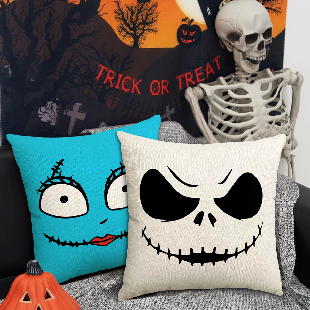 SpookCushion™ – Halloween Pillow Covers for Sofa & Home Décor