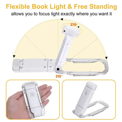 PageBeam™ – Portable Clip-On Reading Light & Bookmark Lamp