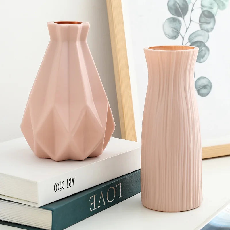 Rustic Ceramic Vase Set for Modern Farmhouse Décor