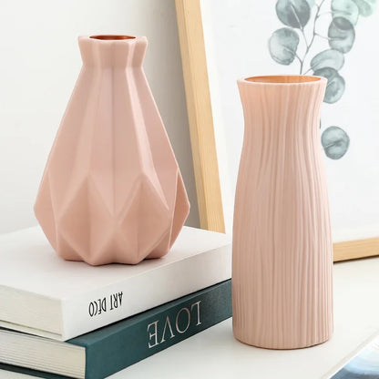 Rustic Ceramic Vase Set for Modern Farmhouse Décor