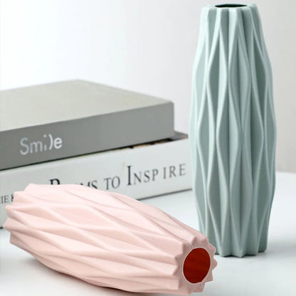 Rustic Ceramic Vase Set for Modern Farmhouse Décor