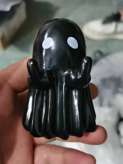 BooFlipper™ – Funny Middle Finger Ghost Figurine for Table & Shelf