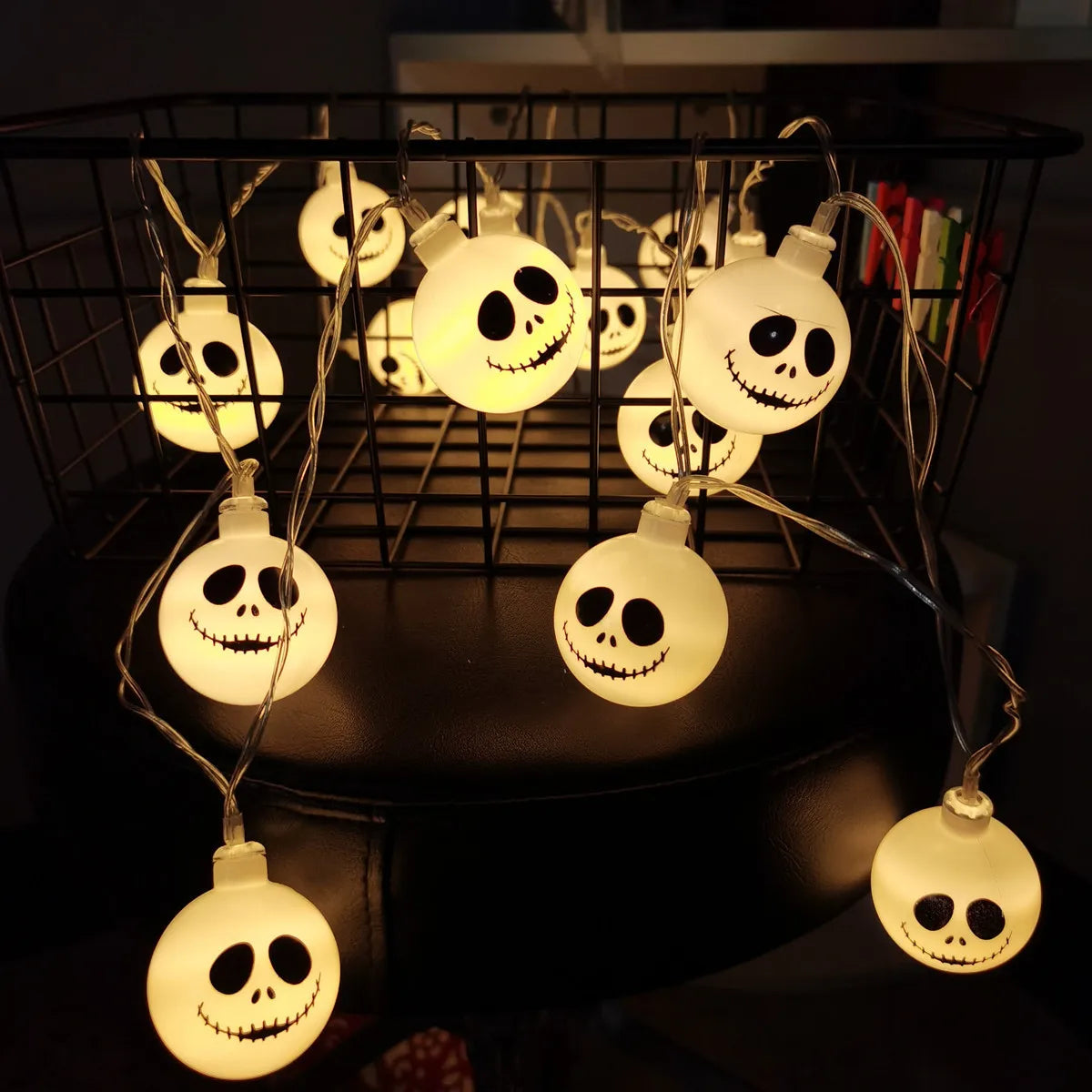 PhantomTwinkle™ – 6m Halloween LED Ghost Lights for Indoor Decoration