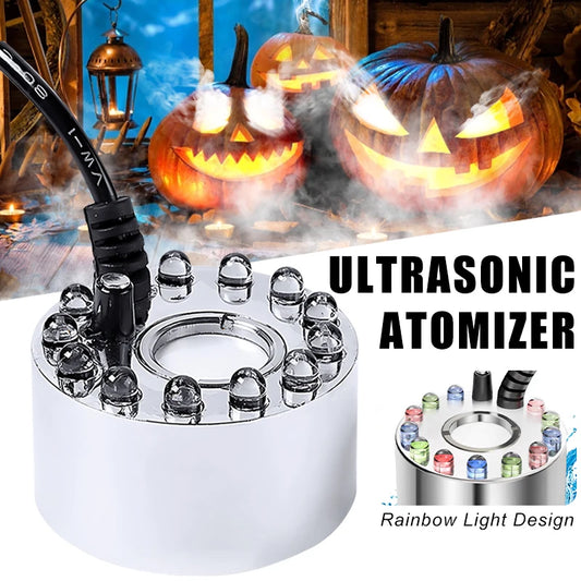 SpookGlow Mini LED Pumpkin Fogger glowing mist Halloween décor