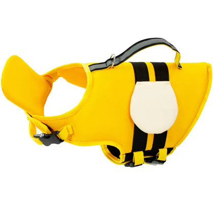FloatyPaws™ – Cute Bee Dog Life Jacket & Swimming Costume