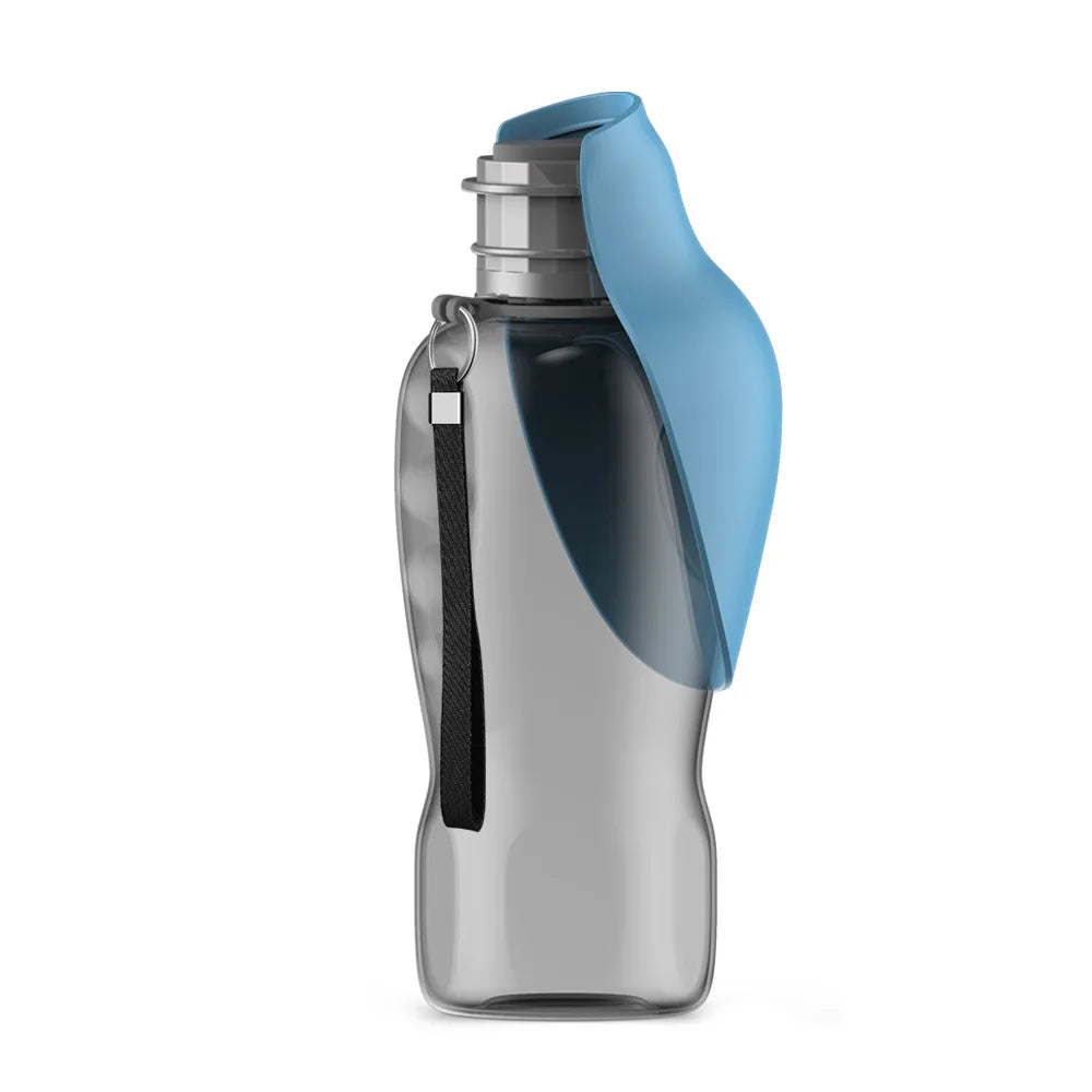 PawHydrate™ – Foldable Pet Water Bottle with Leaf Cup for Travel & Walking