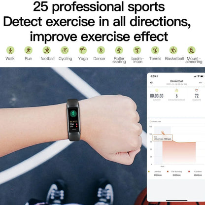 CoreTrack™ – Unisex AMOLED Smart Band for Sport & Wellness
