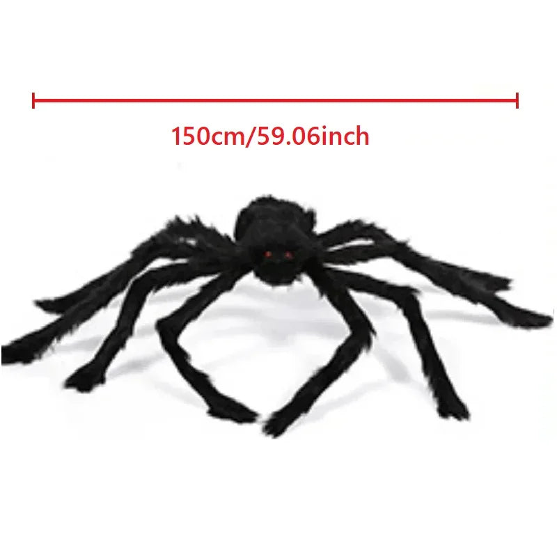 CreepyCrawl™ – Giant Halloween Spider Decoration for Indoor & Outdoor