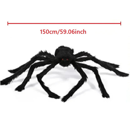 CreepyCrawl™ – Giant Halloween Spider Decoration for Indoor & Outdoor