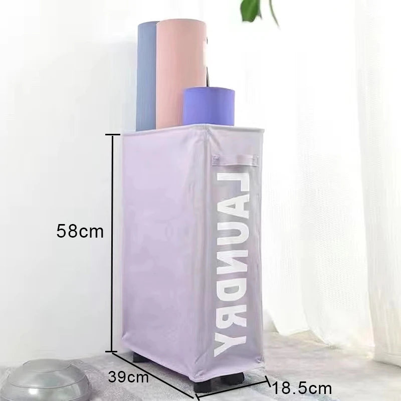 FlexiTote™ – Multifunctional Laundry & Storage Basket with Wheels