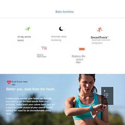 PulseSync™ – Smart Fitness Tracker with Heart Rate, Sleep & GPS (iOS & Android)