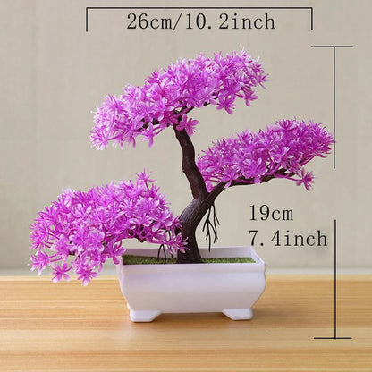 TranquilTree™ – Lifelike Artificial Bonsai in Pot for Home & Office Décor