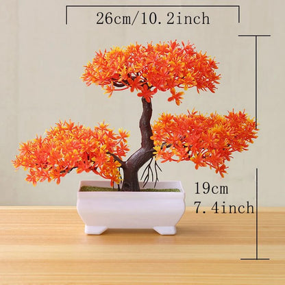 TranquilTree™ – Lifelike Artificial Bonsai in Pot for Home & Office Décor