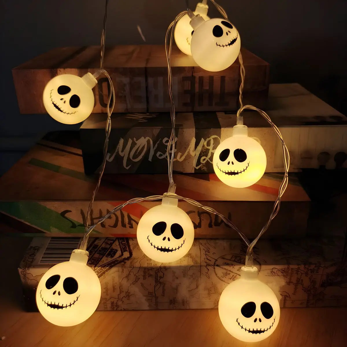 PhantomTwinkle™ – 6m Halloween LED Ghost Lights for Indoor Decoration