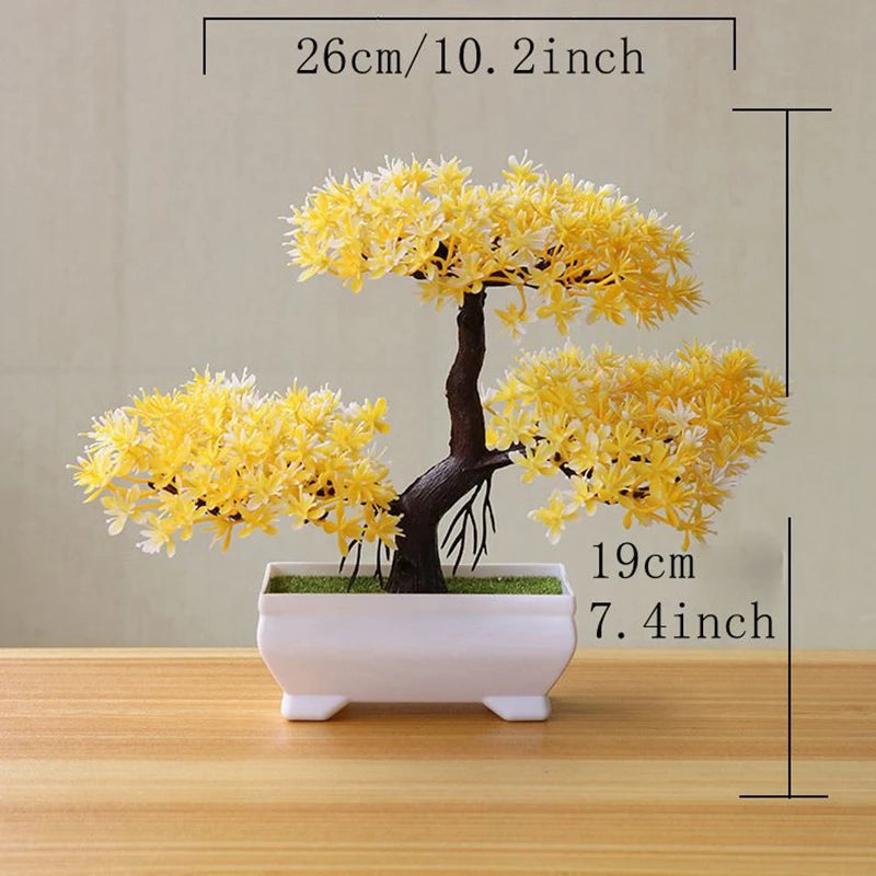 TranquilTree™ – Lifelike Artificial Bonsai in Pot for Home & Office Décor