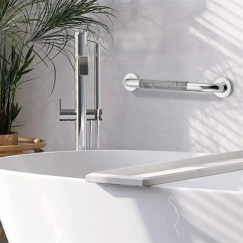 StabilityBar™ – Anti-Slip Stainless Steel Support Rail for Bathroom Safety