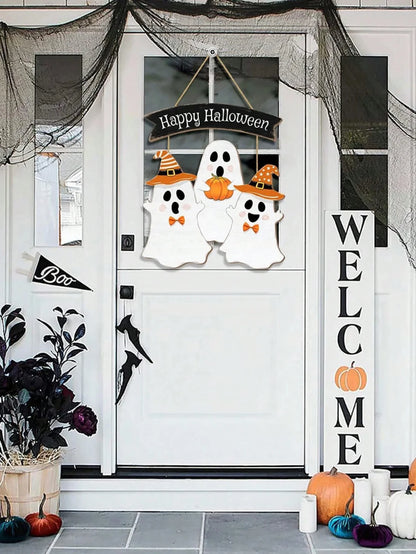 Boo & Bloom™ – Spooky Ghost & Pumpkin Door Décor for Indoors & Outdoors