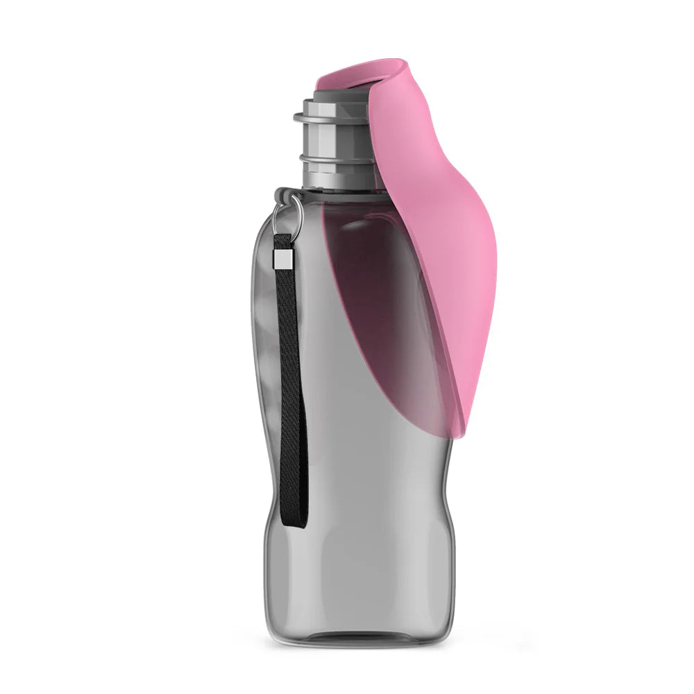 PawHydrate™ – Foldable Pet Water Bottle with Leaf Cup for Travel & Walking
