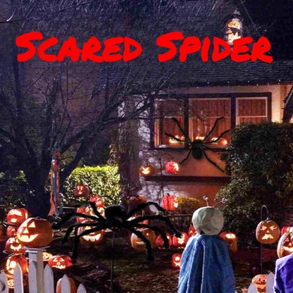 CreepyCrawl™ – Giant Halloween Spider Decoration for Indoor & Outdoor
