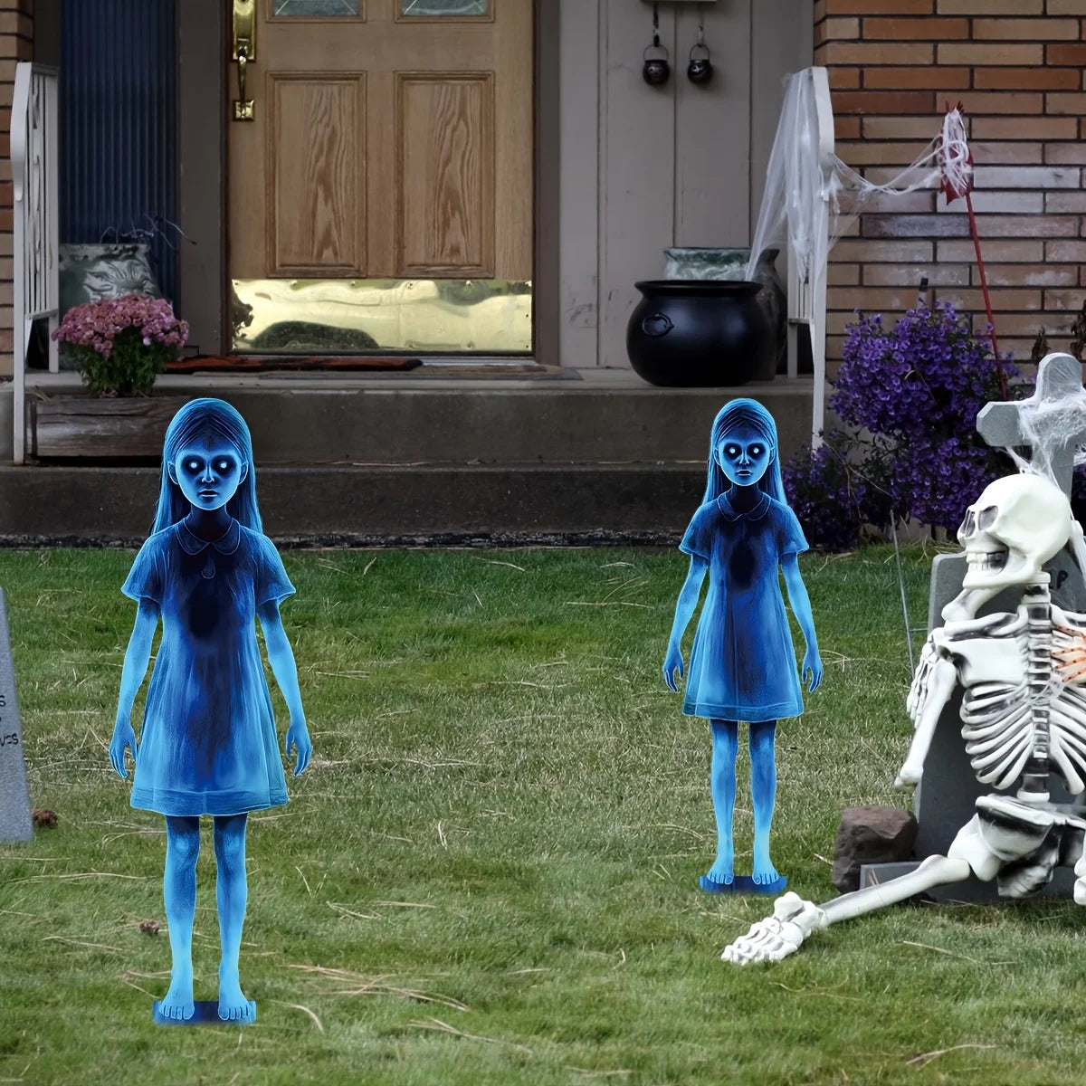 PhantomGarden™ – Halloween Ghost Yard Stakes Outdoor Decor