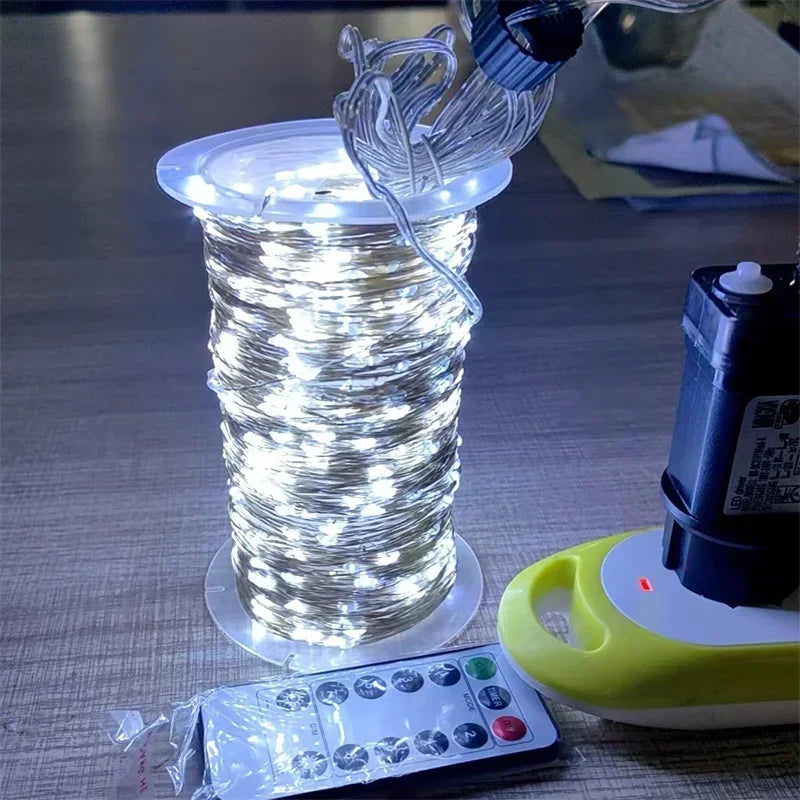 1000-LED Waterproof Christmas String Lights 110–220V