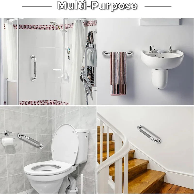StabilityBar™ – Anti-Slip Stainless Steel Support Rail for Bathroom Safety