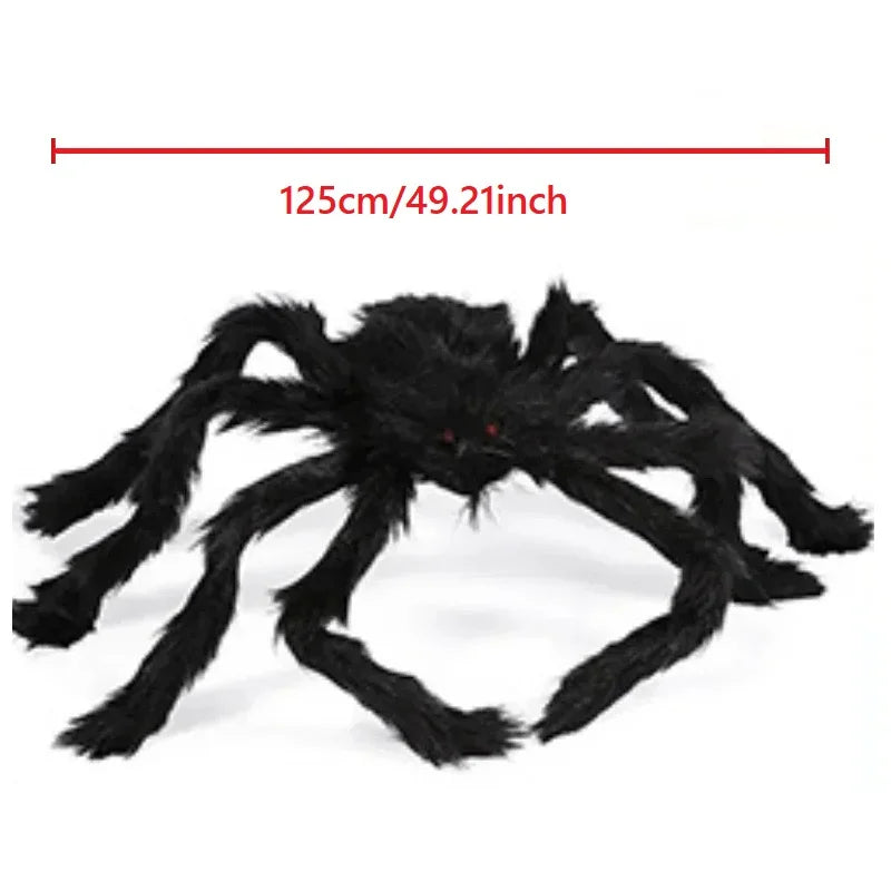 CreepyCrawl™ – Giant Halloween Spider Decoration for Indoor & Outdoor