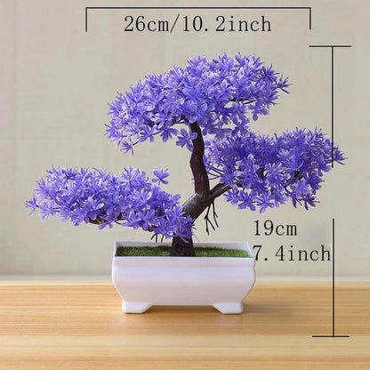 TranquilTree™ – Lifelike Artificial Bonsai in Pot for Home & Office Décor
