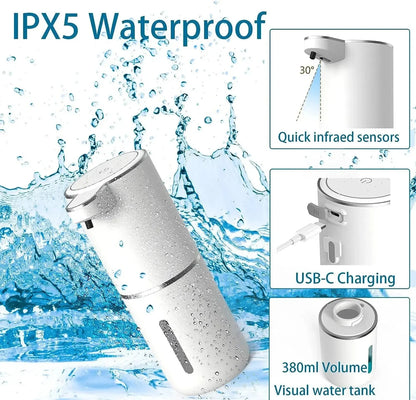 CleanTouch Pro™ – 4-Level Adjustable Foaming Soap Dispenser