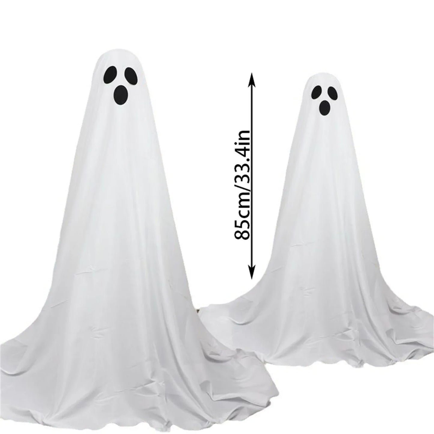 GhostlyGreeter™ – Standing Halloween Ghost Decor for Porch & Home