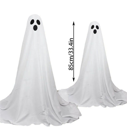 GhostlyGreeter™ – Standing Halloween Ghost Decor for Porch & Home