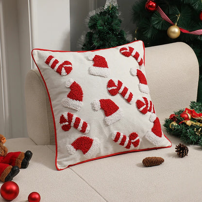MerryLuxe – Elegant Christmas Cushion Cover for Home & Party Décor