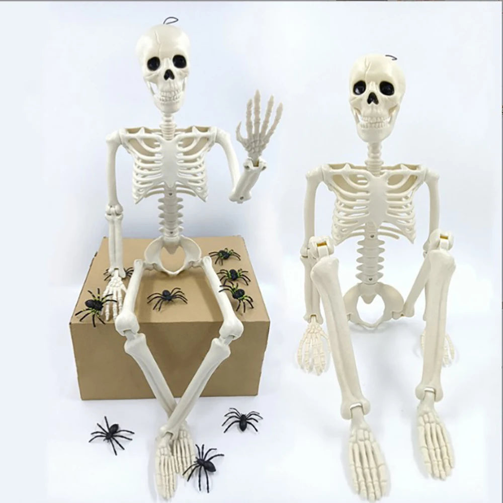 SpineChiller™ – 40cm Posable Human Skeleton Halloween Decoration