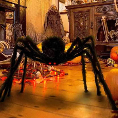 CreepyCrawl™ – Giant Halloween Spider Decoration for Indoor & Outdoor