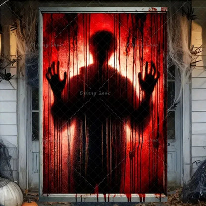 FrightFrame™ – Super Scary Halloween Door & Window Decoration