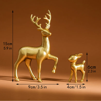AureliaFawn – Mother & Baby Deer Sculpture Set