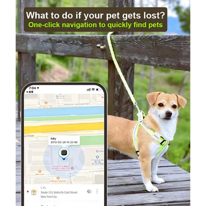 PawTrack™ – Smart GPS & Bluetooth Pet Tracker Collar