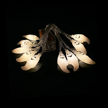 FrightFest™ – 1.5M Halloween LED Horror String Lights with Skulls & Spiders