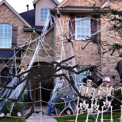 CreepyCrawl™ – Giant Halloween Spider Decoration for Indoor & Outdoor