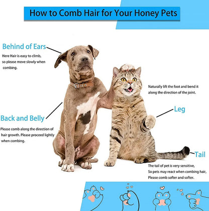 PawLuxe™ GroomPro – Pet Hair Remover & Deshedding Brush for Dogs & Cats