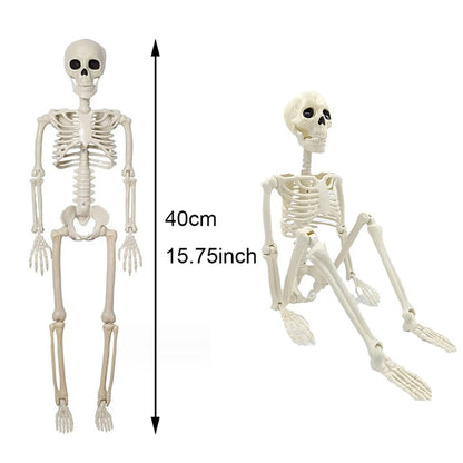 SpineChiller™ – 40cm Posable Human Skeleton Halloween Decoration
