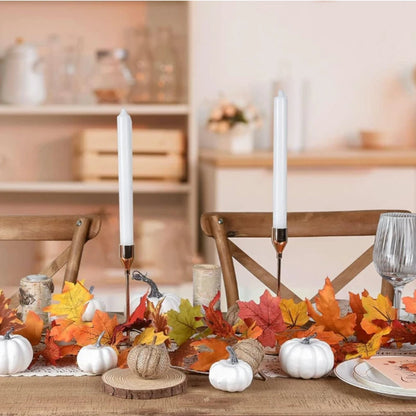 Maple Charm™ – 180cm Artificial Autumn Leaf Hanging Garland for Seasonal Home Décor