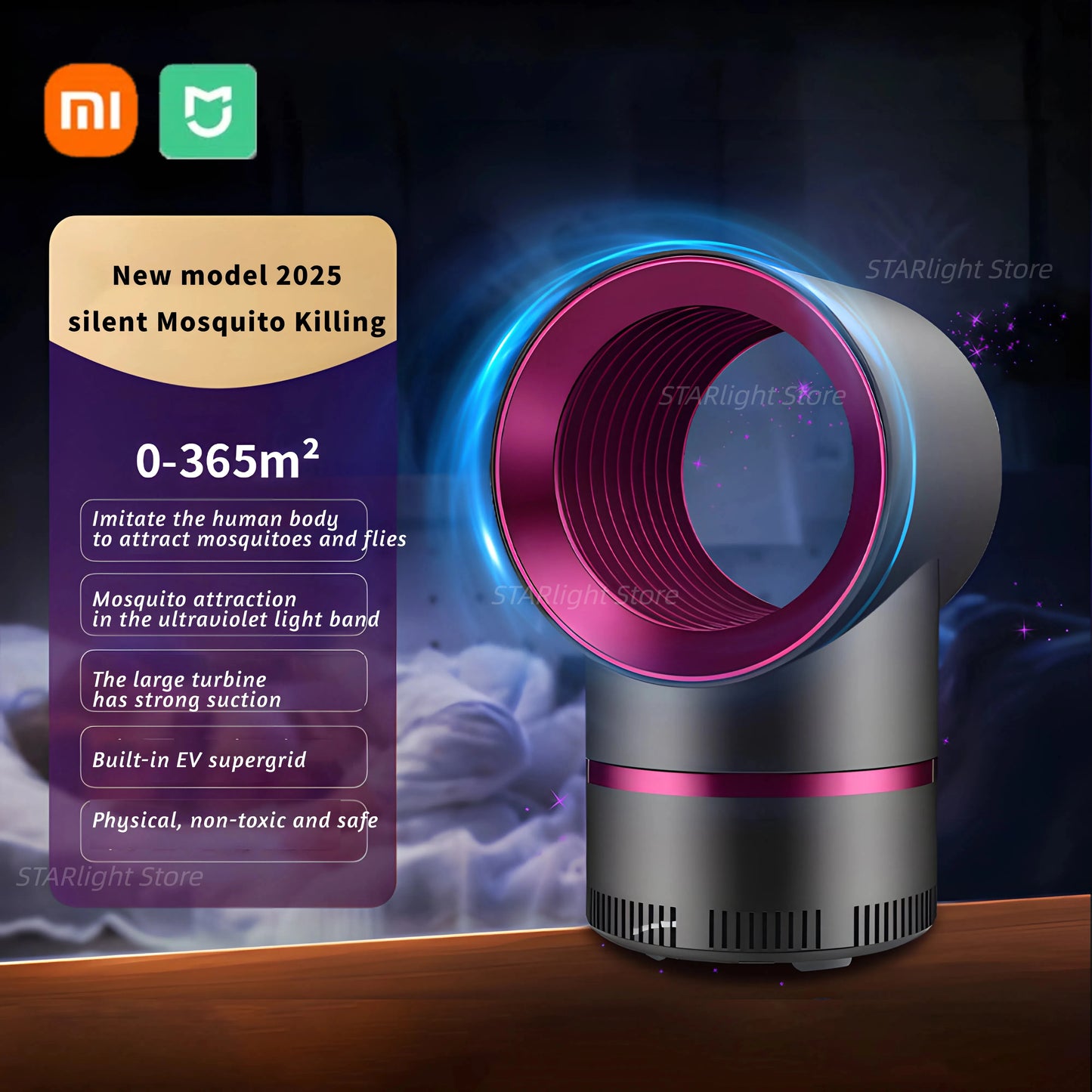 InsectiLite™ – Smart Mosquito Killer Lamp for Bedrooms & Living Spaces