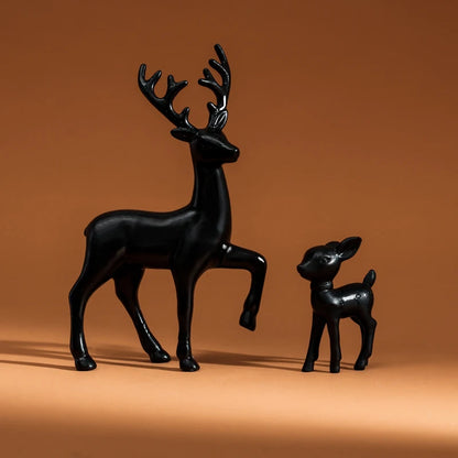 AureliaFawn – Mother & Baby Deer Sculpture Set